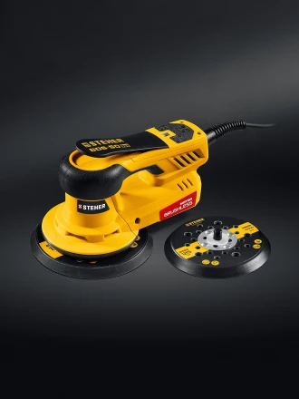 STEHER BOS-50 Duo, d125 / d150 мм, 5.0 мм, 350 Вт, бесщеточная орбитально-шлифовальная машина, кейс (BOS-50) купить в Урае