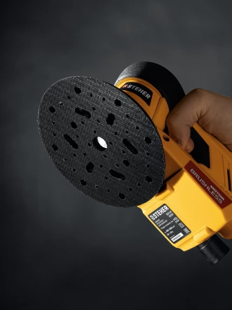 STEHER BOS-50 Duo, d125 / d150 мм, 5.0 мм, 350 Вт, бесщеточная орбитально-шлифовальная машина, кейс (BOS-50) купить в Урае