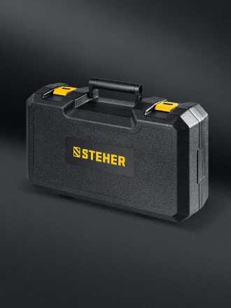 STEHER BOS-50 Duo, d125 / d150 мм, 5.0 мм, 350 Вт, бесщеточная орбитально-шлифовальная машина, кейс (BOS-50) купить в Урае