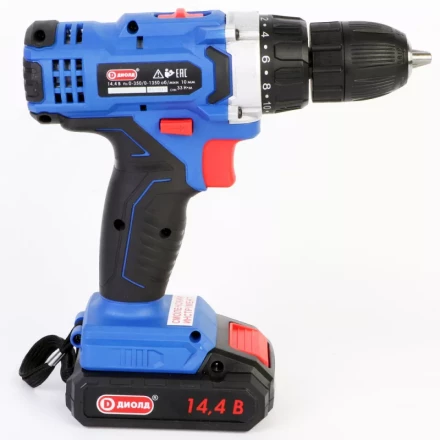 Аккумуляторная дрель-шуруповерт Диолд ДЭА-14ЛИ-07 купить в Урае