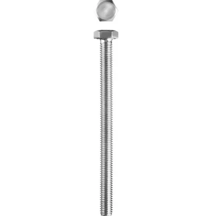 Болт ЗУБР &quot;МАСТЕР&quot; с шестигранной головкой, ГОСТ 7798-70, класс прочности 5.8, оцинкованный, M6x70мм, 5кг 303080-06-070 купить в Урае