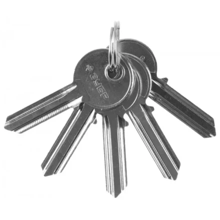 Заготовка ключа ЗУБР &quot;МАСТЕР&quot; для цилиндровых механизмов, английский тип, 5 шт. 52195_z01 купить в Урае