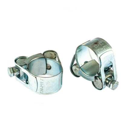 Хомуты металлические силовые 23-25 мм ширина 18 мм шарнирный W1 2 шт Сибртех 47508 купить в Урае