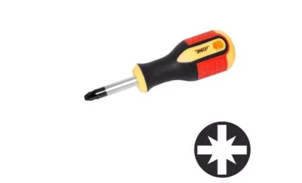 Отвертка крестовая РH№2х 38мм,трехкомп.рук 1/12/120 19674 купить в Урае
