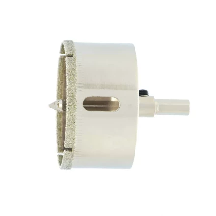 Сверло по керамической плитке и стеклу Сибртех, 55 х 55 мм, шестигранный хвостовик, с центрующим сверлом 72723 купить в Урае