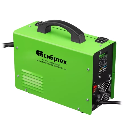 Аппарат инвертор. полуавтомат. сварки Сибртех ИСП-140, 140 А, ПВ 60% 94321 купить в Урае
