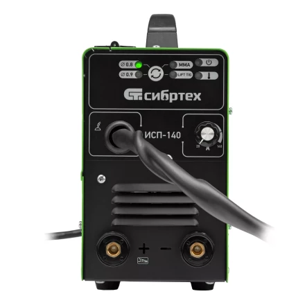 Аппарат инвертор. полуавтомат. сварки Сибртех ИСП-140, 140 А, ПВ 60% 94321 купить в Урае