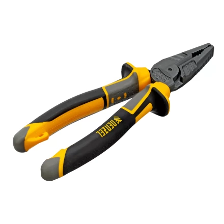 Плоскогубцы комбинированные 180 мм Denzel 17081, трехкомпонентные рукоятки купить в Урае