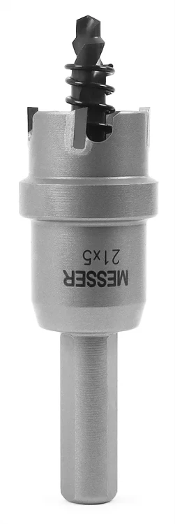 ТСТ коронка MESSER 21X5 с центрирующим сверлом и толкающей пружиной купить в Урае