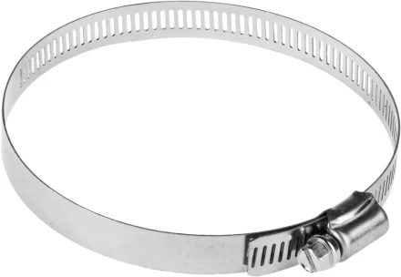 Хомуты ЗУБР &quot;ЭКСПЕРТ&quot;, нерж. сталь, просечная лента 12 мм, 91-114 мм, 2 шт 37815-091-114-2 купить в Урае