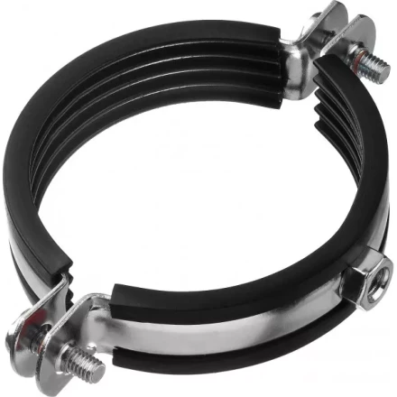 Хомут трубный с гайкой, оцинкованный, 2 1/2&quot;, 6шт, ЗУБР Мастер 37850-75-80 37850-75-80 купить в Урае