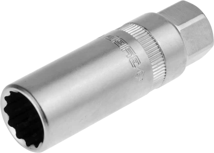 Свечная торцовая головка ЗУБР 3/8? 14 мм с резиновой вставкой 27729-14 купить в Урае