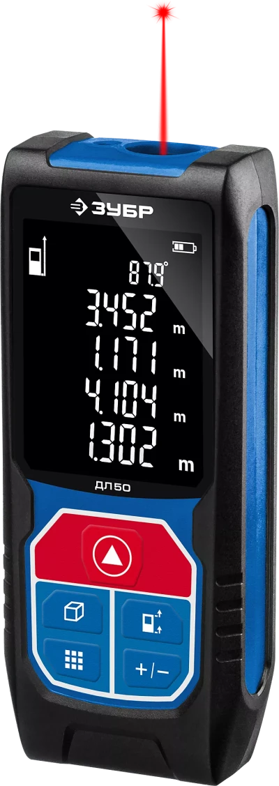 Дальномер лазерный ДЛ-50 50м серия ПРОФЕССИОНАЛ