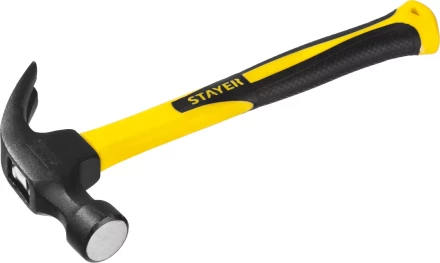 Молоток-гвоздодер &quot;Fiberglass&quot; с фиберглассовой рукояткой, 560 г, STAYER Professional 2026-560_z01 купить в Урае