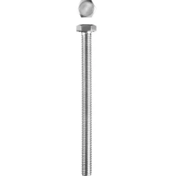 Болт ЗУБР "МАСТЕР" с шестигранной головкой, ГОСТ 7798-70, класс прочности 5.8, оцинкованный, M6x80мм, 5кг 303080-06-080