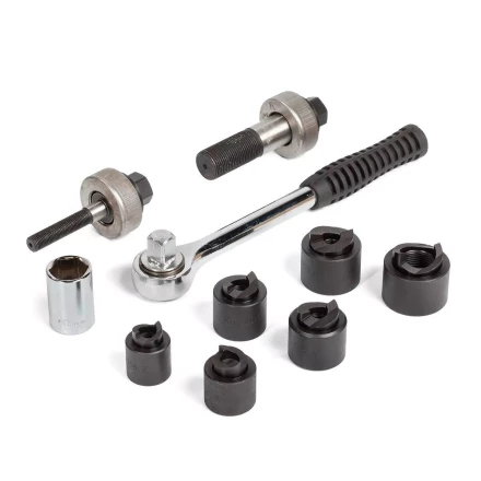 Комплект инструмента для пробивки отверстий в стальных листах КВТ ПРПО-60 (85440) купить в Урае