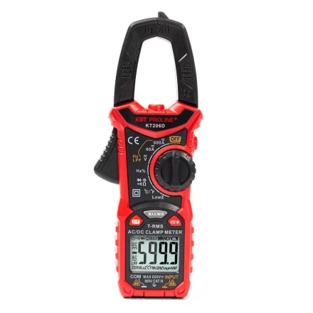 Токоизмерительные клещи КВТ KT 206D с True RMS (80753) купить в Урае