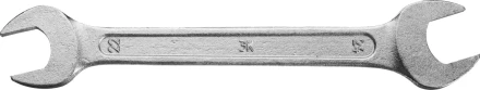 Ключ рожковый гаечный ЗУБР &quot;СТАНДАРТ&quot;, оцинкованный, 22х24мм 27115-22-24 купить в Урае