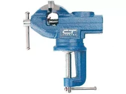 Тиски слесарные настольные поворотные ширина рабочих губок 50 мм наковальня СИБРТЕХ 18668