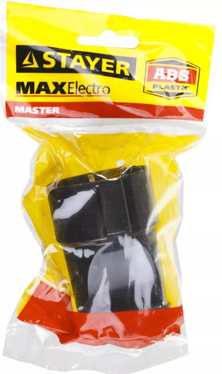 Розетка MAXElectro электрическая, 16А/220В, с заземлением, черная, STAYER 55180-B купить в Урае