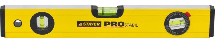 Уровень STAYER "PROFI" PROSTABIL профессион коробчатый, усилен, 2 фрезер поверхн, 3 ампулы (1 поворотная), 40 см 3471-040_z01 купить в Урае