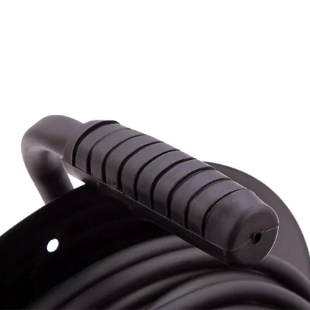 Удлинитель силовой 30 м, 16А, тип УХз16, КГ 3 x 1.5 мм, на стальной катушке, 4 розетки Сибртех 95876 купить в Урае