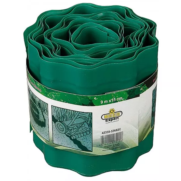 Лента бордюрная RACO, цвет зеленый, 10см х 9 м 42359-53681C купить в Урае