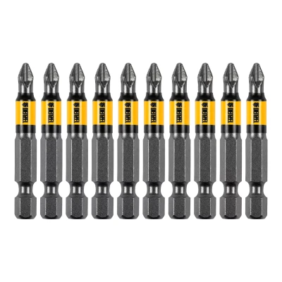 Бита PH2х50, сталь S2, цилиндр., 10 шт. Е 6,3 Denzel 11641