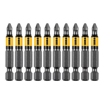 Бита PH2х50, сталь S2, цилиндр., 10 шт. Е 6,3 Denzel 11641 купить в Урае