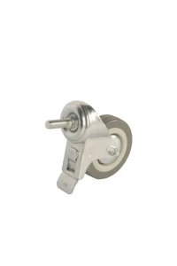 Колесо аппаратное поворотное SCtgb 93 75 мм с болтом и тормозом (F) 1003629