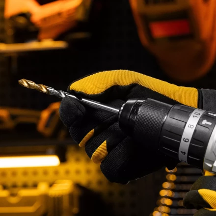 Сверло спиральное по металлу Denzel 7,5 x 109 мм, Р6М5, Golden Tip, 718238 купить в Урае