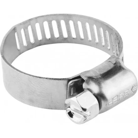 Хомуты ЗУБР &quot;ЭКСПЕРТ&quot;, нерж. сталь, просечная лента 8 мм, 10-16 мм, 200 шт 37811-10-16-200 купить в Урае