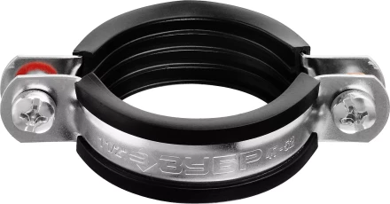 Хомут трубный с гайкой, оцинкованный, 1 1/2&quot;, 8шт, ЗУБР Мастер 37850-47-52 37850-47-52 купить в Урае