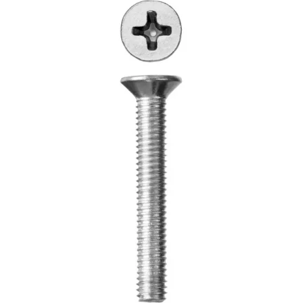 Винт DIN 965, M6 x 30 мм, 7 шт, кл. пр. 4.8, оцинкованный, ЗУБР 303116-06-030 купить в Урае