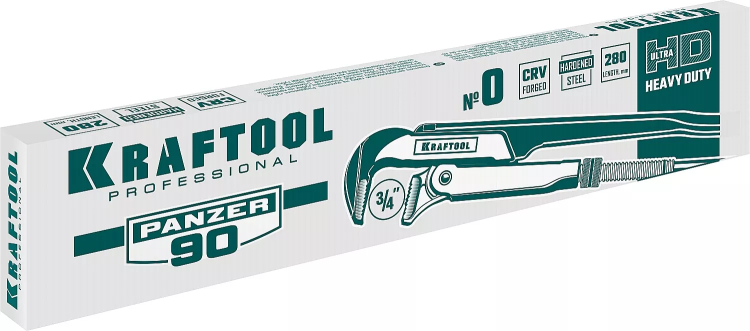 Ключ трубный с прямыми губками KRAFTOOL PANZER-90 2734-05 купить в Урае
