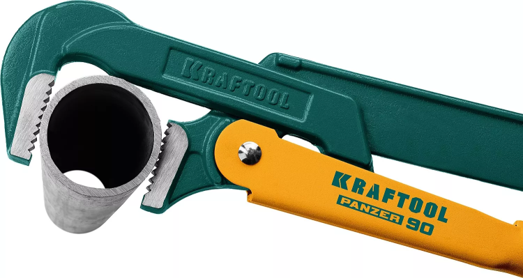 Ключ трубный с прямыми губками KRAFTOOL PANZER-90 2734-05 купить в Урае
