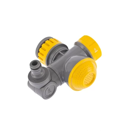 Соединитель для крана с внутренней резьбой 1/2&quot; - 3/4&quot; с переключателем и шарниром PALISAD LUXE 66253 купить в Урае