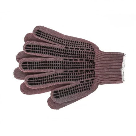 Перчатки трикотажные акрил ПВХ гель &quot;Протектор&quot; коралл оверлок Россия Сибртех 68668 купить в Урае