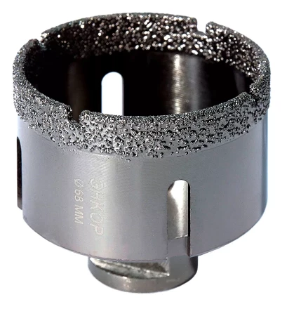 Коронка алмазная по керамограниту D 68 мм для УШМ сух. рез 48315 купить в Урае