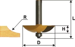 Фреза фигир горизонтальная ф508х13мм хв 12мм 9320