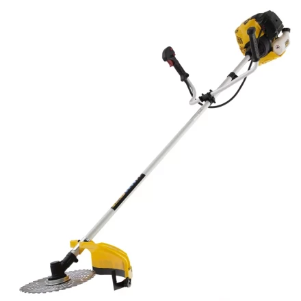 Триммер бензиновый DTL-43, 43 см3, неразъемная штанга, состоит из 2 частей Denzel 96263 купить в Урае