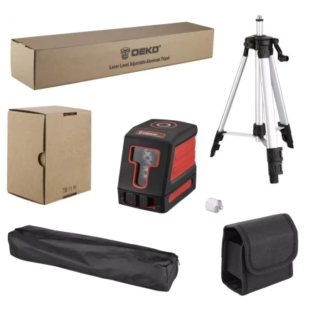Уровень лазерный DKLL11 SET 2 DEKO, 065-0271, со штативом купить в Урае
