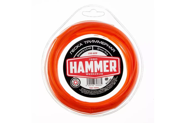 Леска для триммеров HAMMER 216-828 купить в Урае