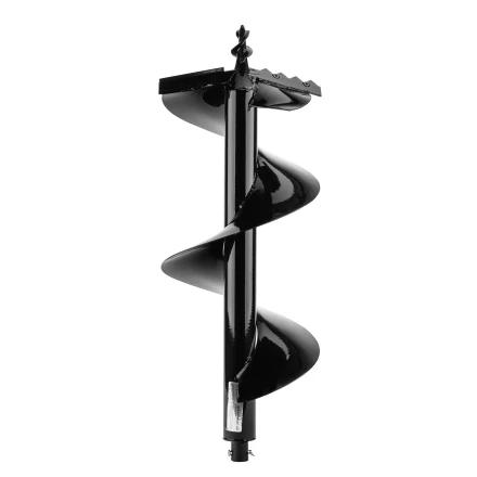 Шнек для грунта ER-300, диаметр 300 мм, длина 800 мм,соединение 20 мм, съемный нож Denzel 56010 купить в Урае