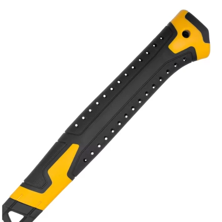 Молоток строительный 450 г, цельнокованый,боек с магнитом, двухкомп. обрезин. рук-ка Denzel 10468 купить в Урае