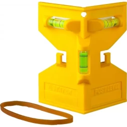 Уровень-угольник STAYER "MASTER" "POSTLevel" пластмассовый с магнитом, 3 ампулы 3456_z01