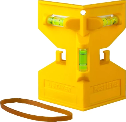 Уровень-угольник STAYER &quot;MASTER&quot; &quot;POSTLevel&quot; пластмассовый с магнитом, 3 ампулы 3456_z01 купить в Урае