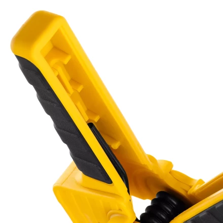 Струбцина клещеобразная Denzel, удлиненная 75 х 110 мм двухкомпонентные рукоятки, 20790 купить в Урае