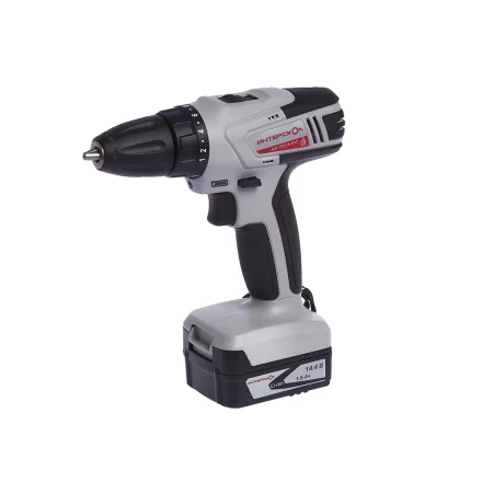 Аккумуляторная дрель-шуруповерт ИНТЕРСКОЛ ДА-10/14,4Л2 Li-ion АПИ 2х1.5Ач купить в Урае