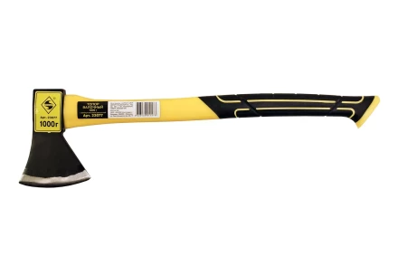 Топор валочный 1000 грамм с фиберглассовой рукояткой Энкор 23077 купить в Урае
